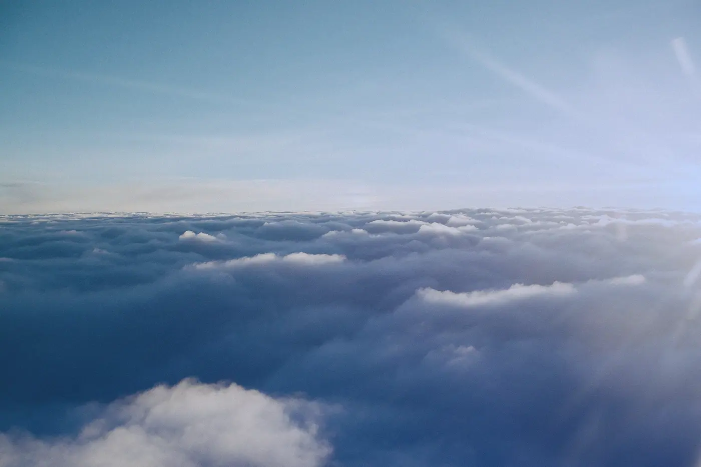 Clouds seen from above
