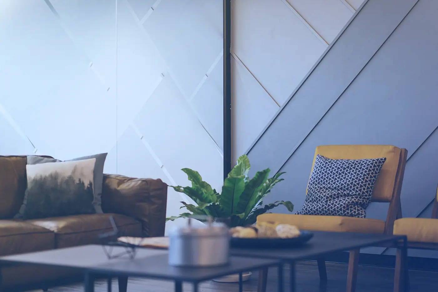 A relaxed meeting room